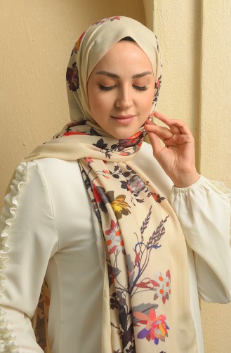 Cream Shawl 19064-07