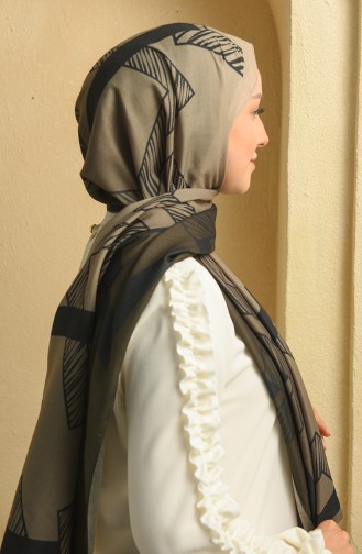 Khaki Shawl 19067-03