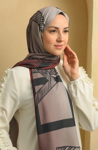 Claret Red Shawl 19067-06