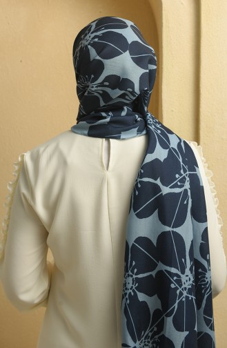 Navy Blue Sjaal 19068-01