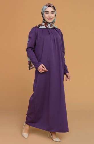 Robe Hijab Pourpre 3277-02