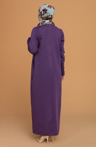 Robe Hijab Pourpre 3277-02