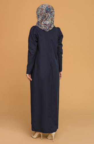Robe Hijab Bleu Marine 3277-04