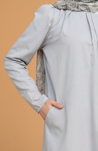 Gray Hijab Dress 3277-05