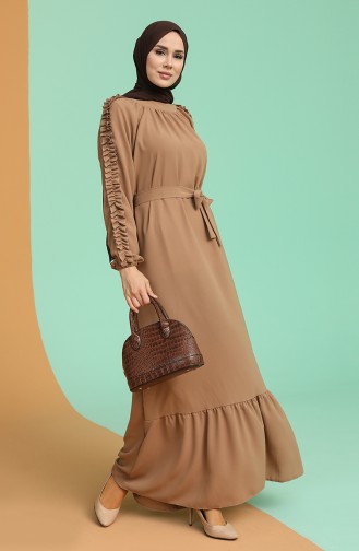 Mink Hijab Dress 1007-04