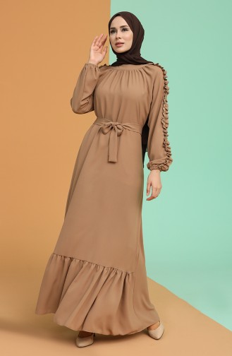 Mink Hijab Dress 1007-04