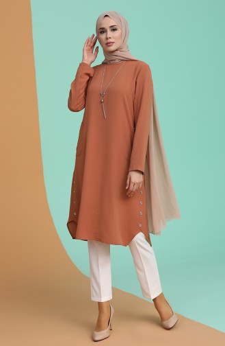 Kolyeli Tunik 1002-03 Taba