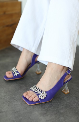 Purple Summer Sandals 505at12-01