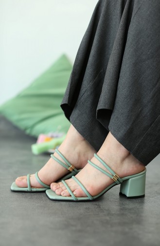 Mint Green Summer Sandals 60104nz-03