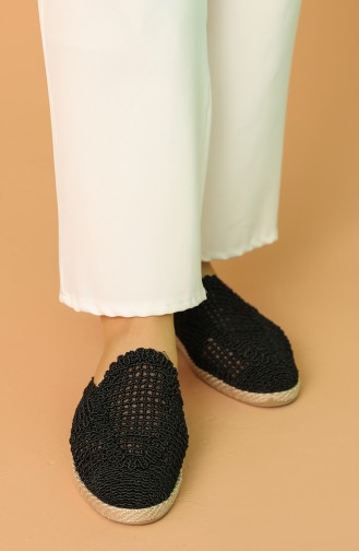 Black Summer slippers 200T-02