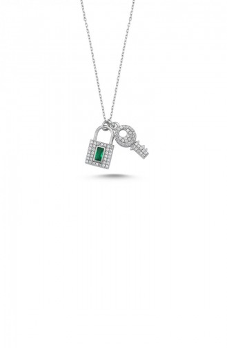 Collier Gris argenté 0010-1618