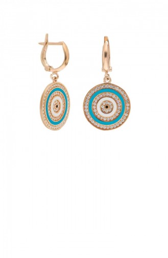 Boucle D`oreille Vert 0061-2448