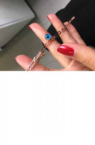 Gümüş Trendline Nazar Bileklik Bal00028