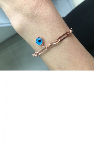 Gümüş Trendline Nazar Bileklik Bal00028