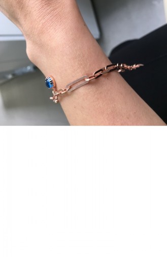 Gümüş Trendline Nazar Bileklik Bal00028