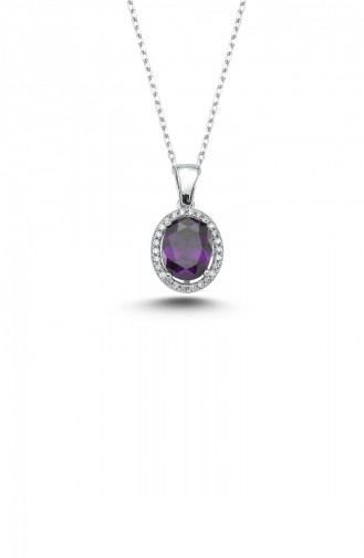 Silbergrau Kette 000101