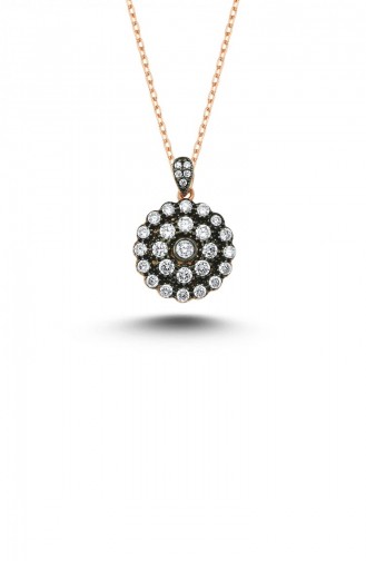 Rosa Haut Kette 00037