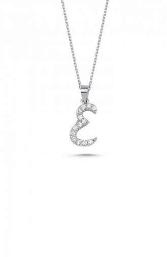 Silver Gray Necklace 00136-3303