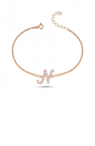 Rosa Haut Armband 00141-3448