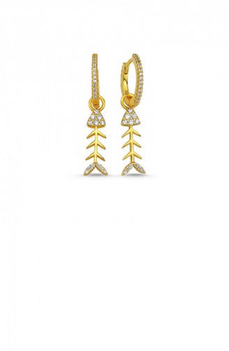 Boucle D`oreille Couleur Or 20191