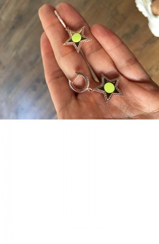 Gelb Ohrring 8296-136