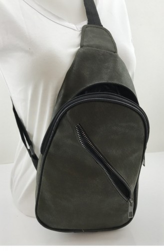 Khaki Shoulder Bag 001077.HAKI