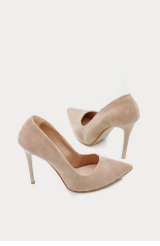 Cream High-Heel Shoes 014