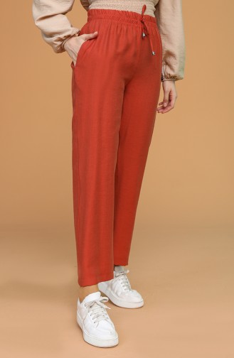 Brick Red Pants 0190B-02