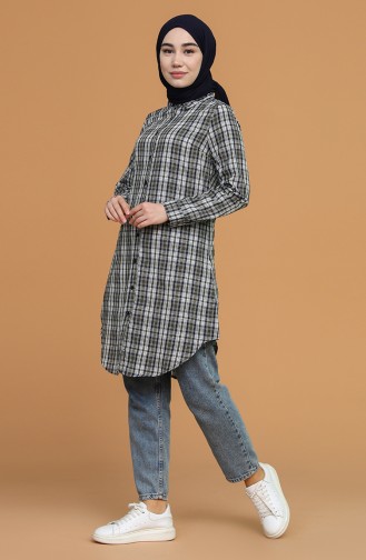 Ekose Tunik 6516-03 Haki