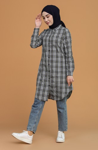 Ekose Tunik 6516-03 Haki