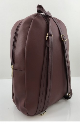 Claret Red Backpack 001096.BORDO