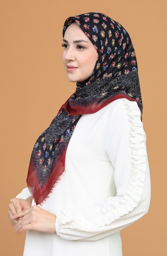 Claret red Hoofddoek 11378-04