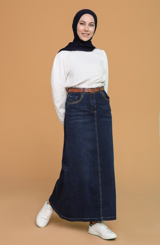 Denim Blue Skirt 3502-01
