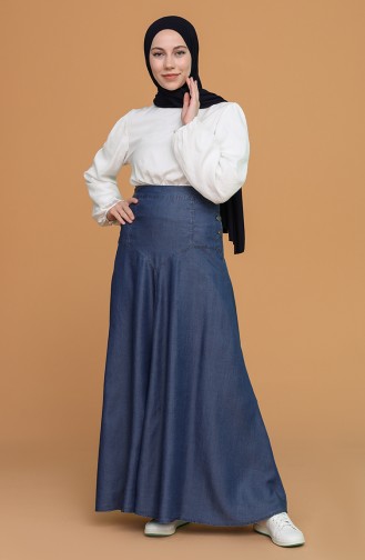 Navy Blue Skirt 3642-01