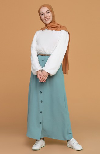 Sea Green Skirt 20216ETK-09