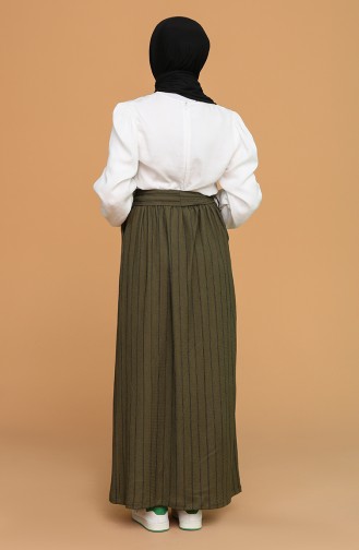 Khaki Skirt 3107-02