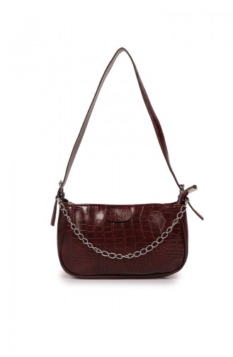 Claret red Shoulder Bag 77Z-04