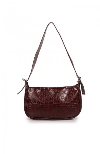 Claret red Shoulder Bag 77Z-04