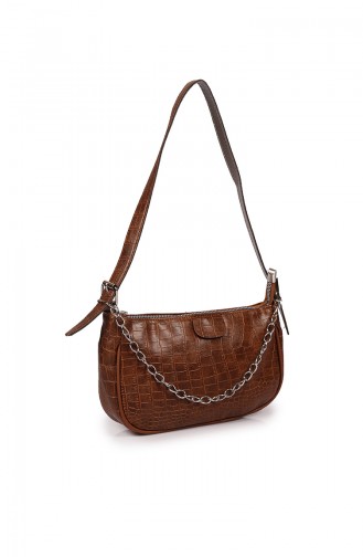 Tobacco Brown Shoulder Bag 77Z-05