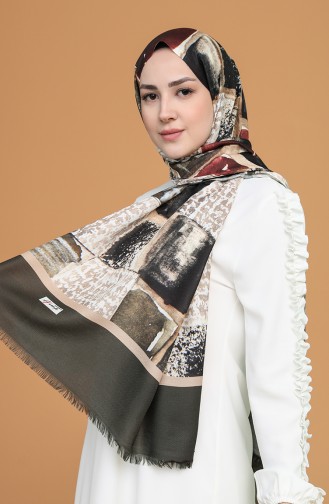 Dark Khaki Shawl 3019-97