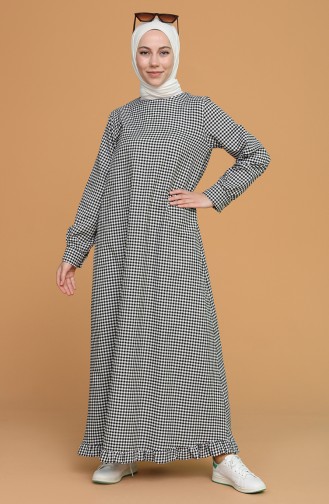 Black Hijab Dress 5009-01
