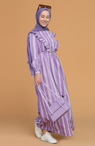 Lila Hijab Kleider 2037-01