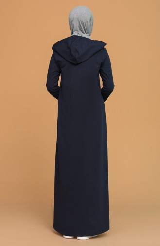 Robe Hijab Bleu Marine 3281-01