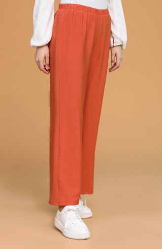 Brick Red Pants 0633-07