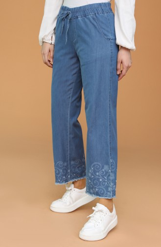Pantalon Bleu Jean 0068-02