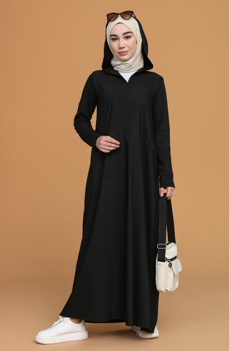 Robe Hijab Noir 3281-08