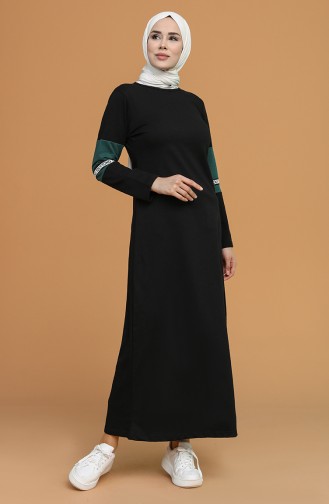 Black İslamitische Jurk 50102-01