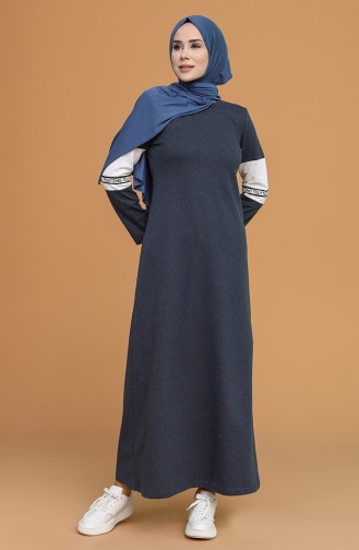 Indigo Hijab Kleider 50102-04