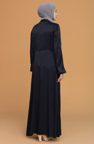 فستان أزرق داكن 1633-05