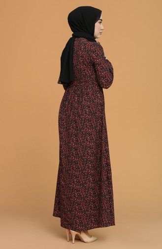 Black Hijab Dress 0630-09